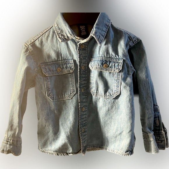 Denim shirt Button down US 2T - Picture 1 of 3
